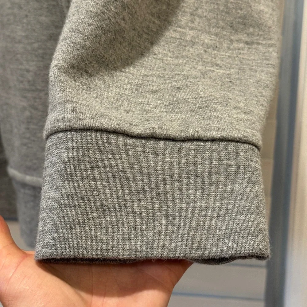 Polo Ralph Lauren Hoodie Mens XXL‎ Gray Full Zip Pony Logo Cotton Loungewear